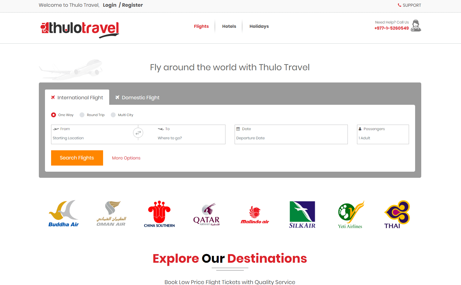 Thulo.Com Launches Travel Services with Tourism Core