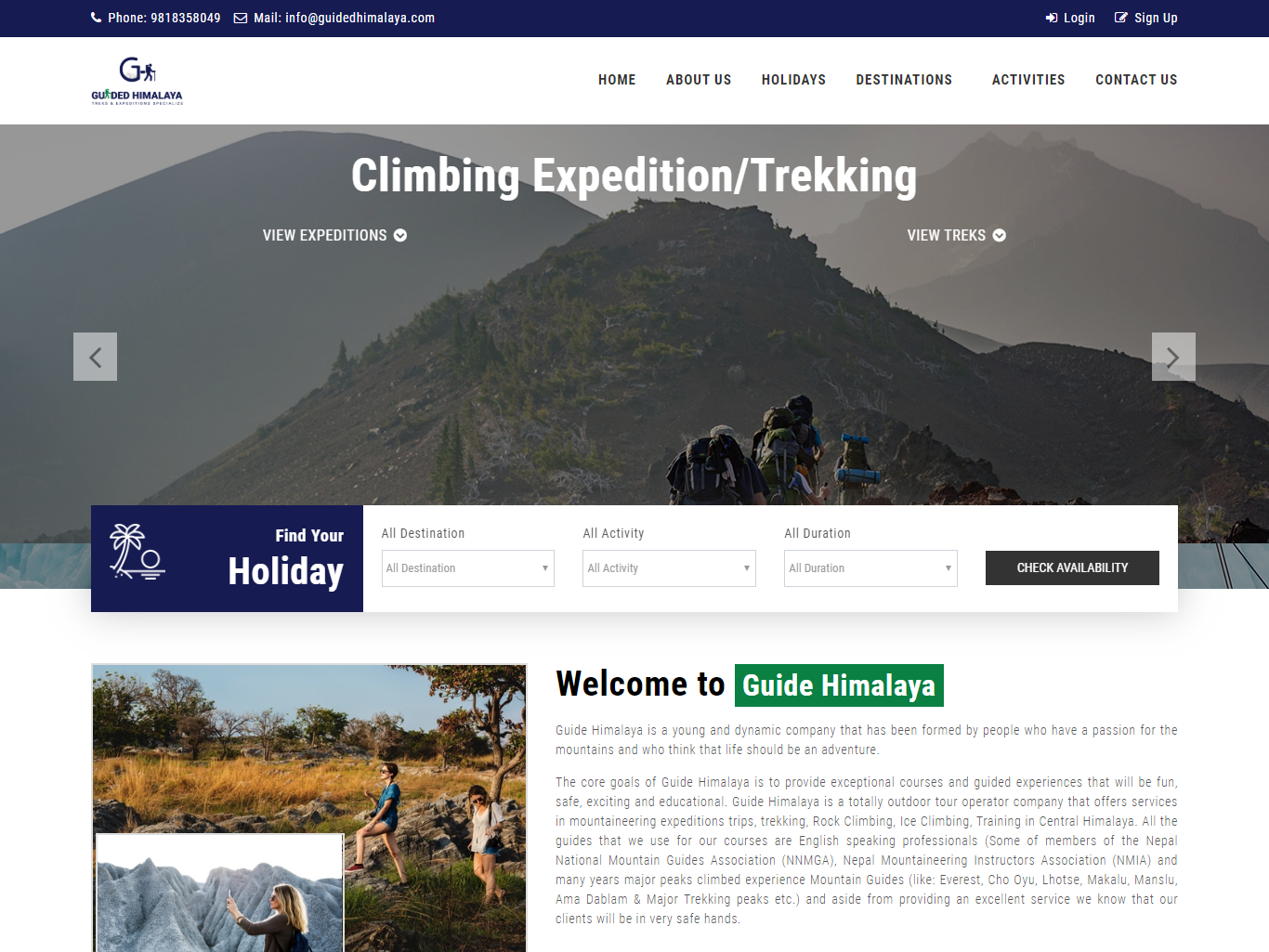 Guide Himalaya Tours & Expedition  Launches Holiday Tours with Tourism Core