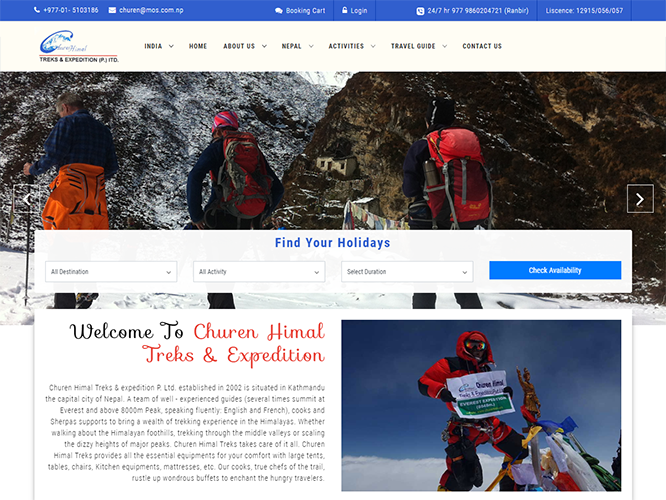 Churen Himal Treks & Expedition Launches Holiday Booking with Tourism Core